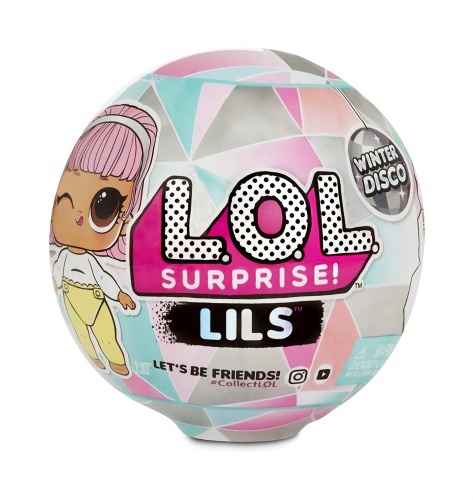 Кукла-сюрприз MGA Entertainment в шаре LOL Surprise Winter Disco Lil Sisters & Lil Pets, 559672