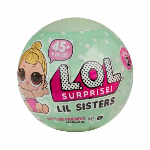 Кукла-сюрприз MGA Entertainment в шаре LOL Surprise 2 wave 2 LIL Sisters
