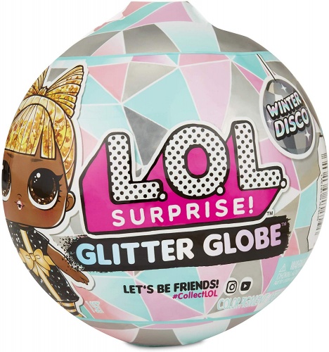 Кукла-сюрприз MGA Entertainment в шаре LOL Surprise Winter Disco Glitter Globe, 8 см, 561606