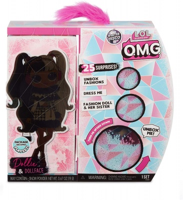 L.O.L. Surprise! O.M.G. Winter Disco Dollie Fashion Doll & Sister