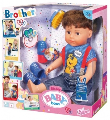 Интерактивная кукла Zapf Creation Baby Born Братик, 43 см, 825-365 Интерактивная кукла Zapf Creation Baby Born Братик, 43 см, 825-365