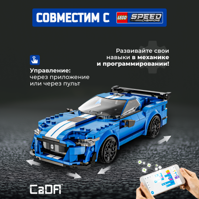 C51077W Racing car синяя 2