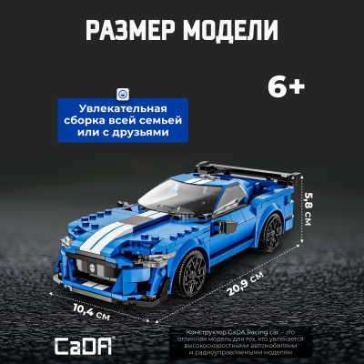 C51077W Racing car синяя 4