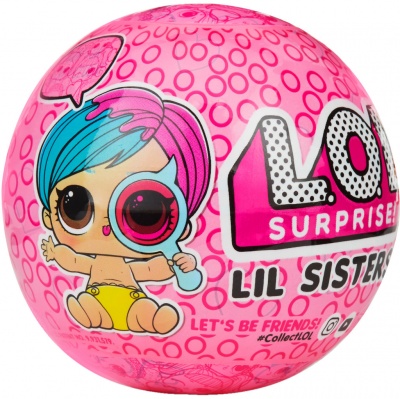 Кукла-сюрприз MGA Entertainment в шаре LOL Surprise 4 Wave 2 Decoder Lil Sisters, 4 см